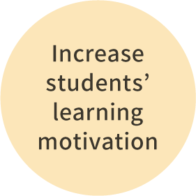 Increase students’
learning motivation